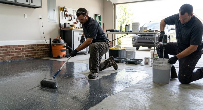 Concrete Floor Coating Service in Woodbridge, VA