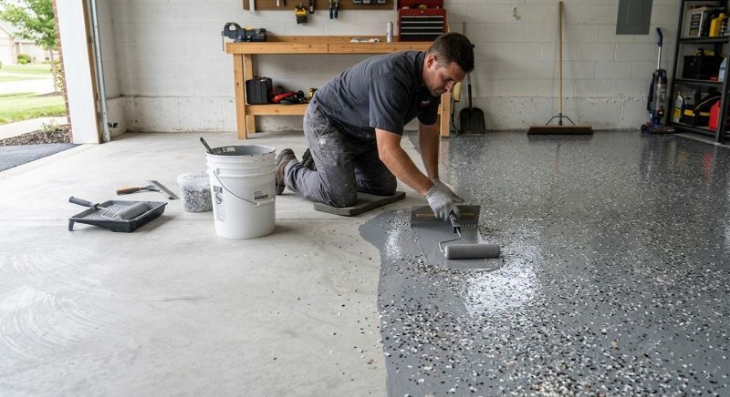 Garage Concrete Coating in Columbia, SC