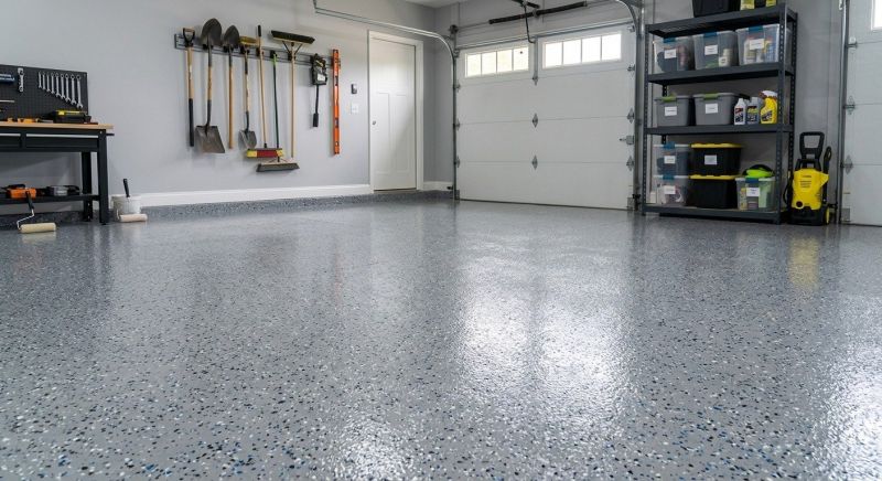 Garage Floor Staining in Fairfax, VA